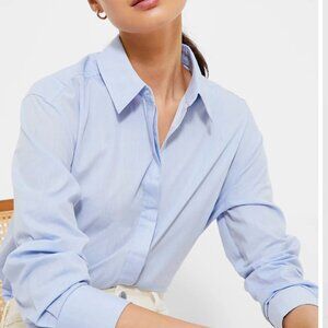 CLEARANCE. CJ Banks by Christopher & Banks Rayon Size XL lt blue blouse